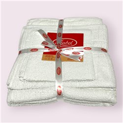Set tris asciugamani 400gr per Hotel e Beb Linea Basic