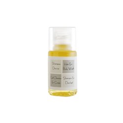 SHAMPOO DOCCIA GIALLO TRASPARENTE FLACONE IN PET 20 ML Linea Neutra P20MN