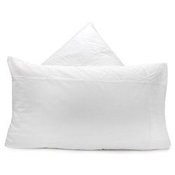 Coppia Federe Bianche Biancaluna Linea Bianchissimo Hotellerie in 100% cotone per Hotel e BeB