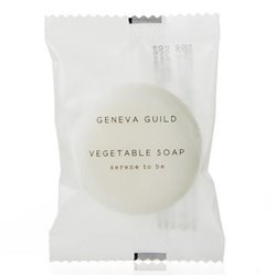 Sapone Vegetale Geneva Guild tondo in Flow Pack trasparente opaco 20 gr B0920GG