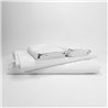 Completo Letto No Stiro Martellato SINGOLO Bianco per Hotel e BeB