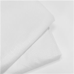Completo Letto No Stiro Martellato SINGOLO Bianco per Hotel e BeB