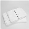 Completo Letto No Stiro Martellato SINGOLO Bianco per Hotel e BeB