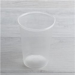 Bicchiere di plastica imbustato 250 cc G02
