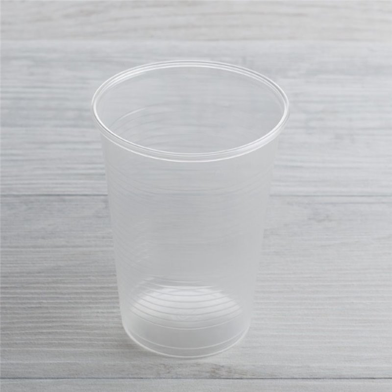 Bicchiere di plastica imbustato 250 cc G02