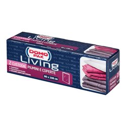 Set 2 custodie coperte e piumoni Domopak Living 80x108 cm