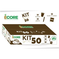 Ecore Kit Caffè 50 pezzi linea Bio
