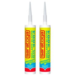SARATOGA SIL 3004, Silicone Sigillante Antimuffa Universale TRASPARENTE 280ml