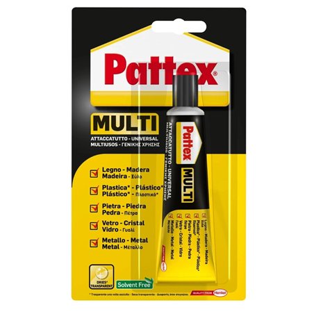 Pattex Multi Attaccatutto Trasparente 20 ml - Colla Universale Super Forte